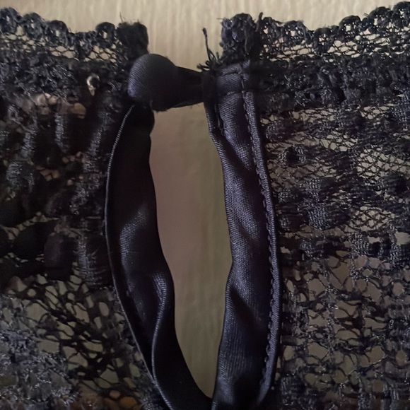 Ralph Lauren navy blue long sleeved lace blouse - Picture 6 of 8